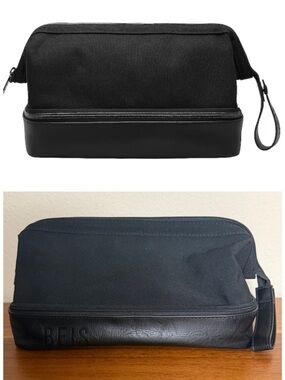 BEIS Black Toiletry Dopp Kit